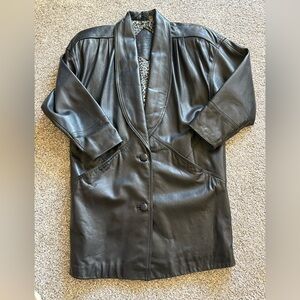 Preston & York Black Leather Jacket